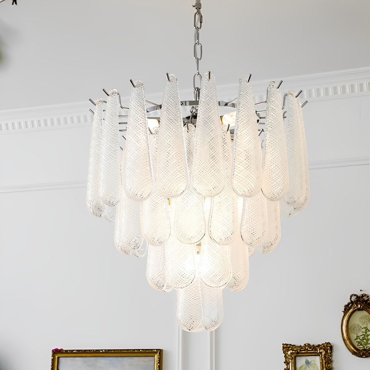 Retro Luxe Traanvormige Waterval Kroonluchter Licht