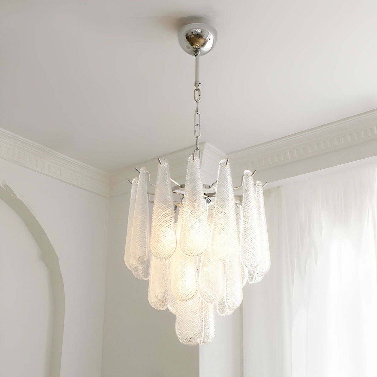 Retro Luxe Traanvormige Waterval Kroonluchter Licht