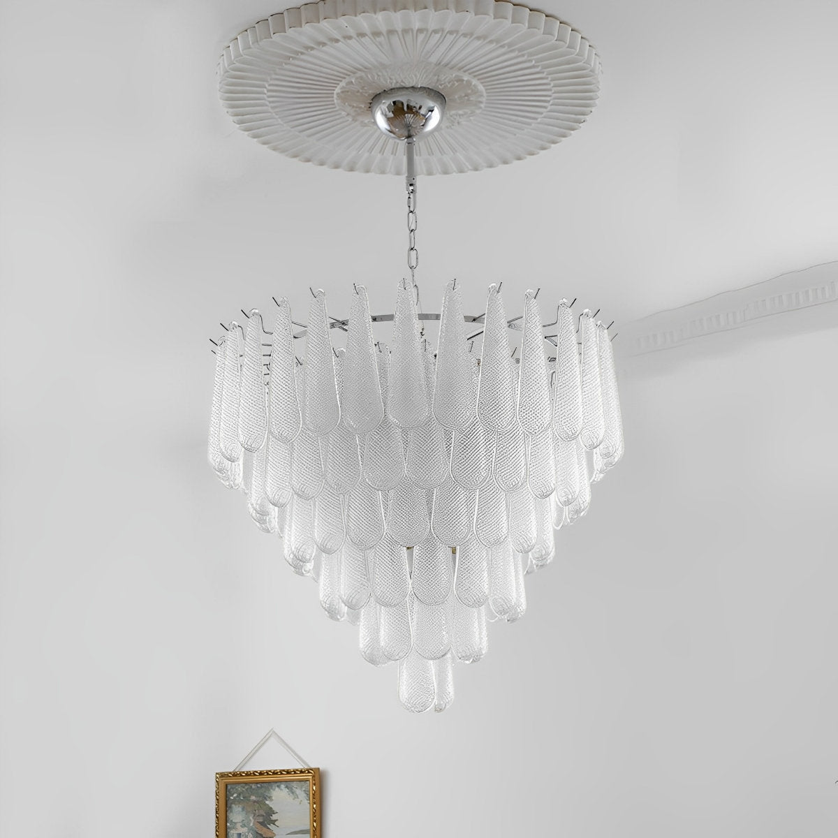 Retro Luxe Traanvormige Waterval Kroonluchter Licht