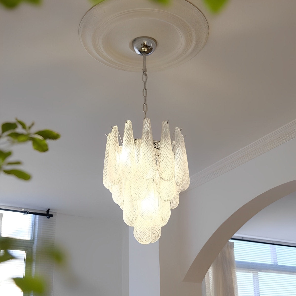 Retro Luxe Traanvormige Waterval Kroonluchter Licht