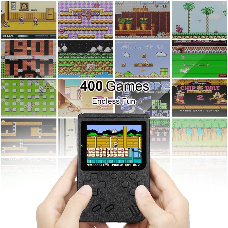 Draagbare Retro Spelconsole met Ingebouwde 400+ Klassieke Spellen