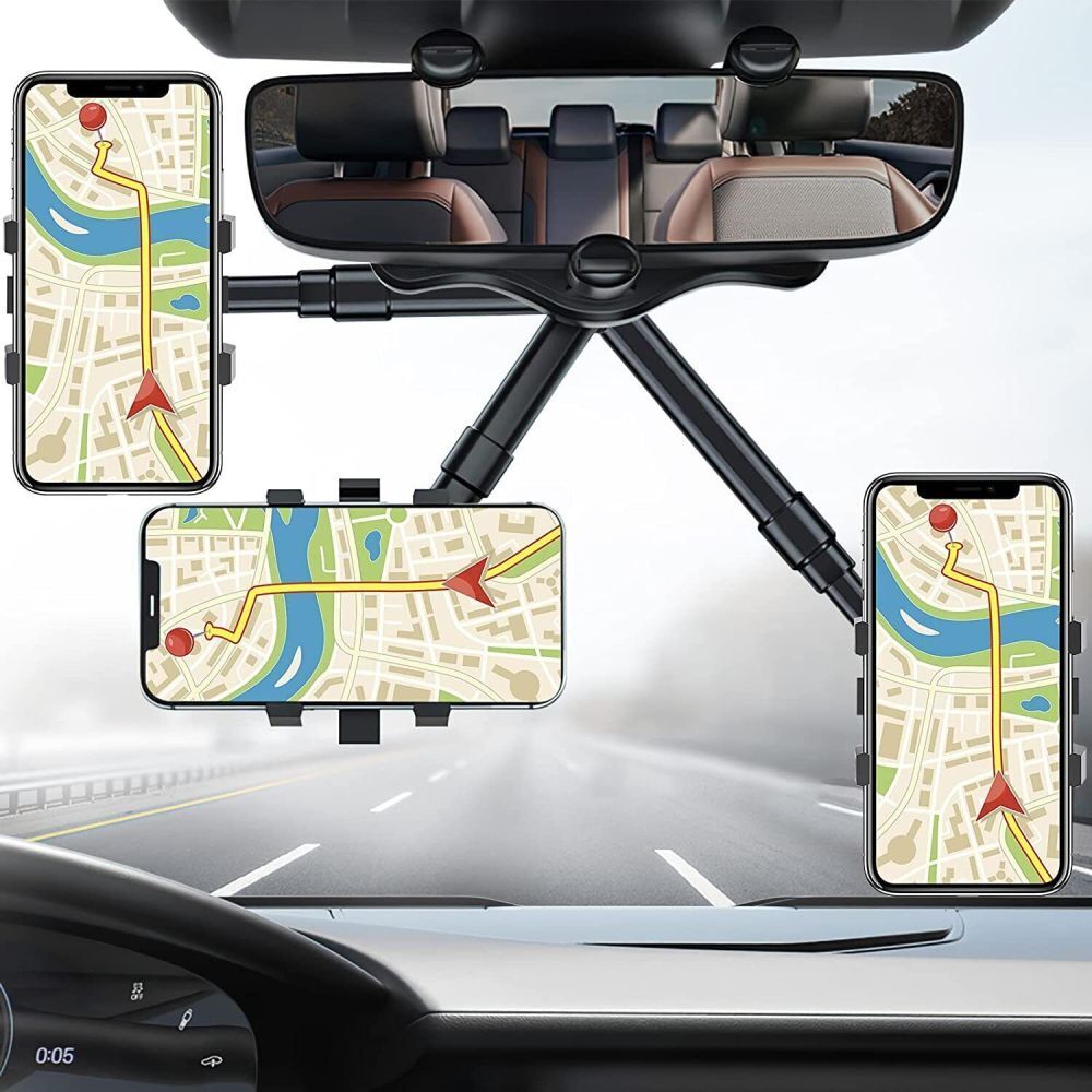Universeller Auto-Rückspiegel Freisprech-Telefonhalter