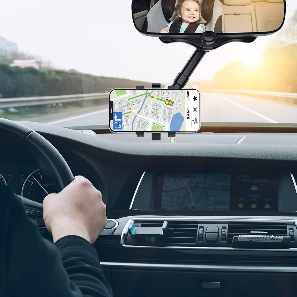 Universeller Auto-Rückspiegel Freisprech-Telefonhalter