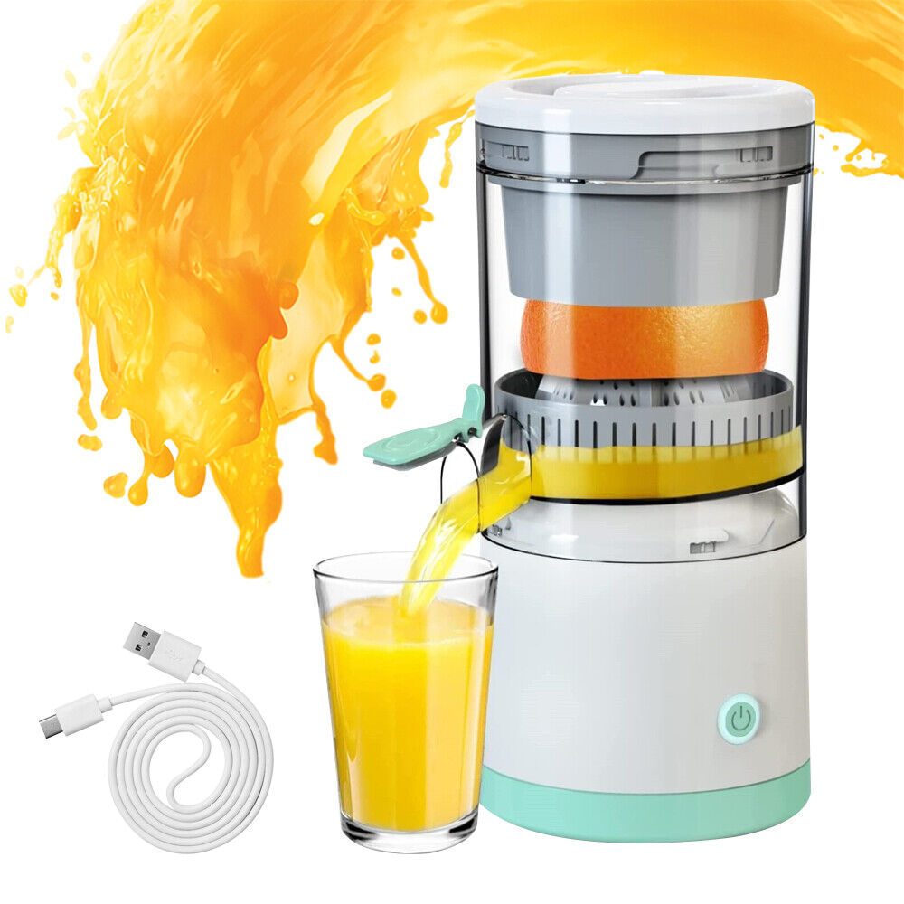 Draagbare Draadloze Elektrische Verse Sinaasappel Citrus Pers Sapcentrifuge