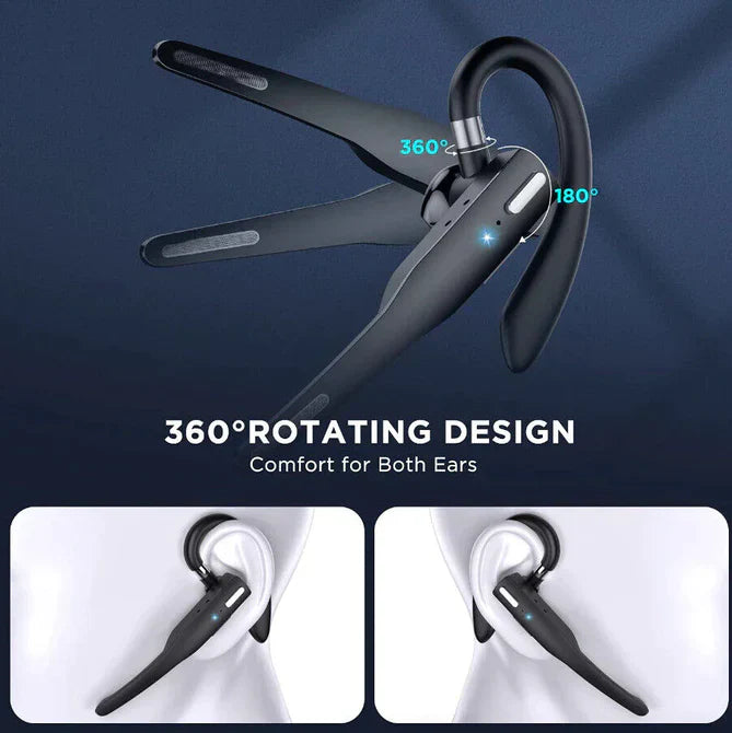 Trucker Dual Mic Draadloze Bluetooth 5.1 Noise Cancelling Headset/Oortje