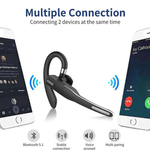 Trucker Dual Mic Draadloze Bluetooth 5.1 Noise Cancelling Headset/Oortje