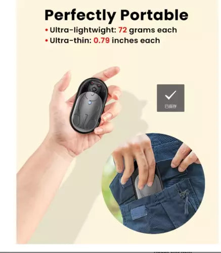 Draagbare Oplaadbare Handwarmers voor Directe Warmte