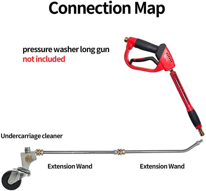 4000 PSI Onder Auto Hogedrukreiniger