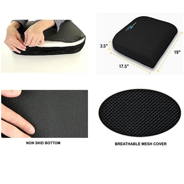 Autostoelkussen Orthopedische Stoelmatten Met Antislip Onderkant