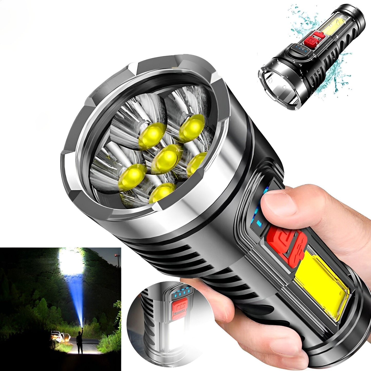 Helderste Zaklamp 990000000 Lumen