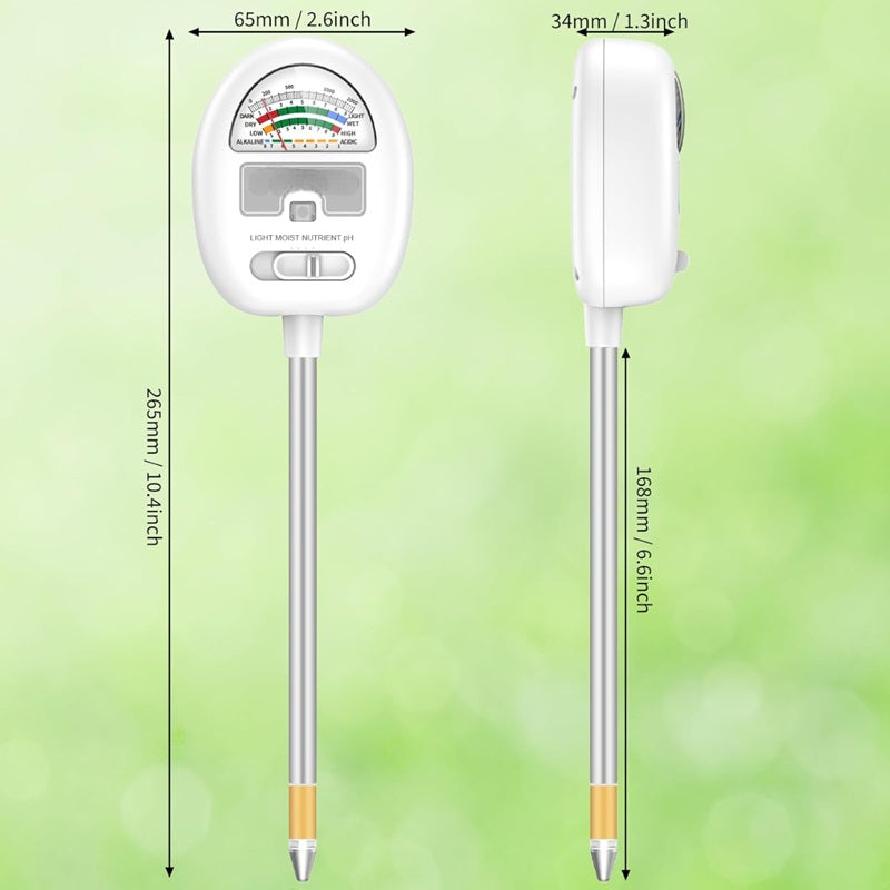 4-in-1 slimme bodemmeter voor nauwkeurige plantverzorgingsmonitoring