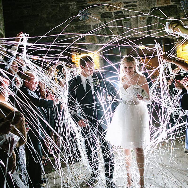 Colorful Wedding Confetti Poppers: Party Celebration Streamers
