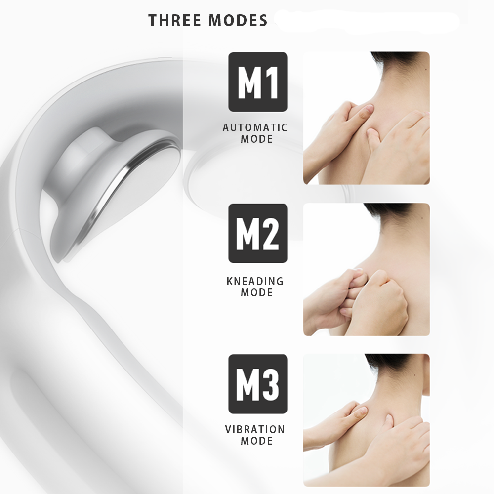 Pulse & Heat Intelligente Nekmassageapparaat