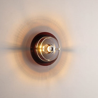 Moderne kleurrijke ijzeren acryl vliegende schotel kap licht wandlamp voor kamer