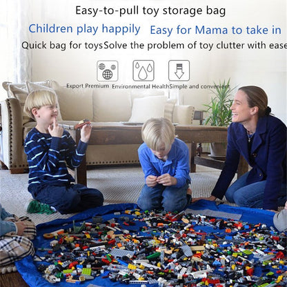 Large Childrens Toy Storage Bag Sack Basket Organization Bins