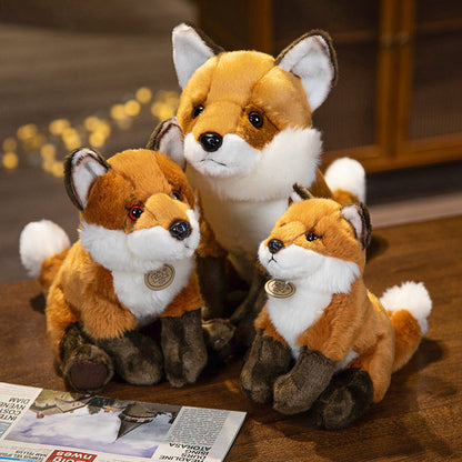 Fox Plush Teddy Bear Stuffed Animal Toy Doll
