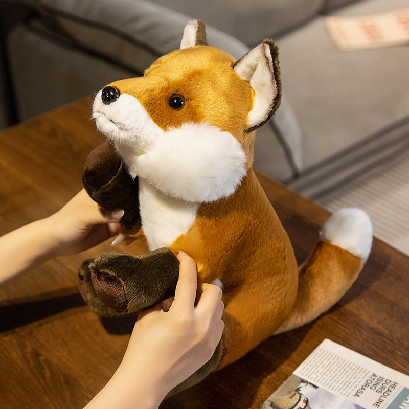 Fox Plush Teddy Bear Stuffed Animal Toy Doll