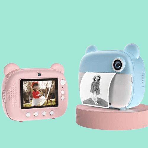 Kinderen Instant Print Camera Digitaal Roze voor Kleuters Kinderen