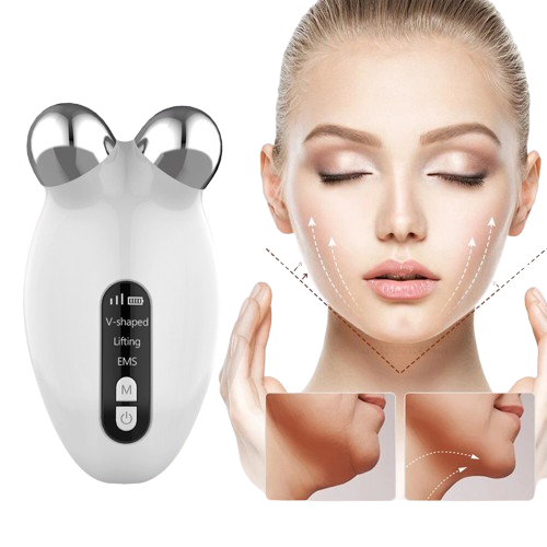 Lymphdrainage-Gesichtsmassage für Mutter