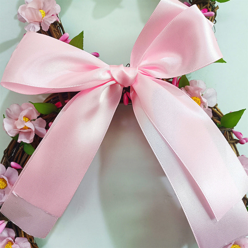 Bunny Rabbit Easter Wreath for Door Decorations