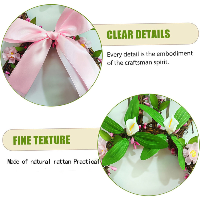 Bunny Rabbit Easter Wreath for Door Decorations
