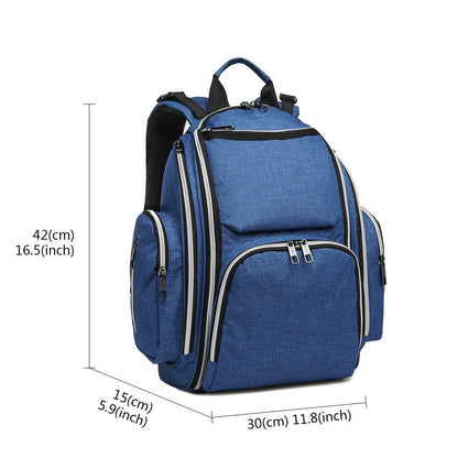 Mumien-Rucksack Wickeltasche Baby Wickelrucksack