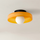 Ronde glazen LED-plafondlamp