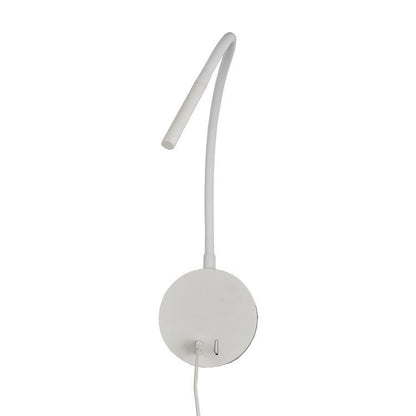 Minimalistische USB-oplaadbare siliconen spotlight LED leeswandlamp