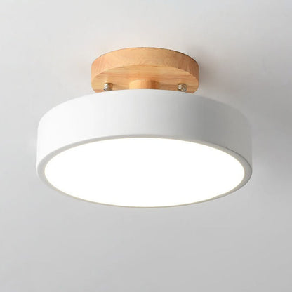 Nordic Circulaire LED Semi-Opbouw Plafondlamp