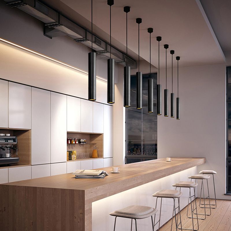 Cilindervormige lineaire hanglamp