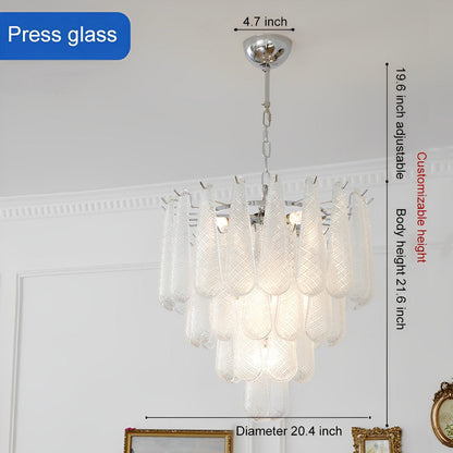 Retro Luxe Traanvormige Waterval Kroonluchter Licht