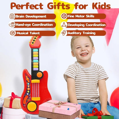 Magic Touch legetøjsguitar - interaktiv strum med guitar til 2-3 årige