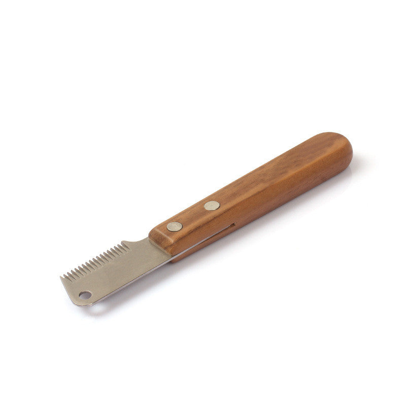 Walnut Plucking Knife Comb