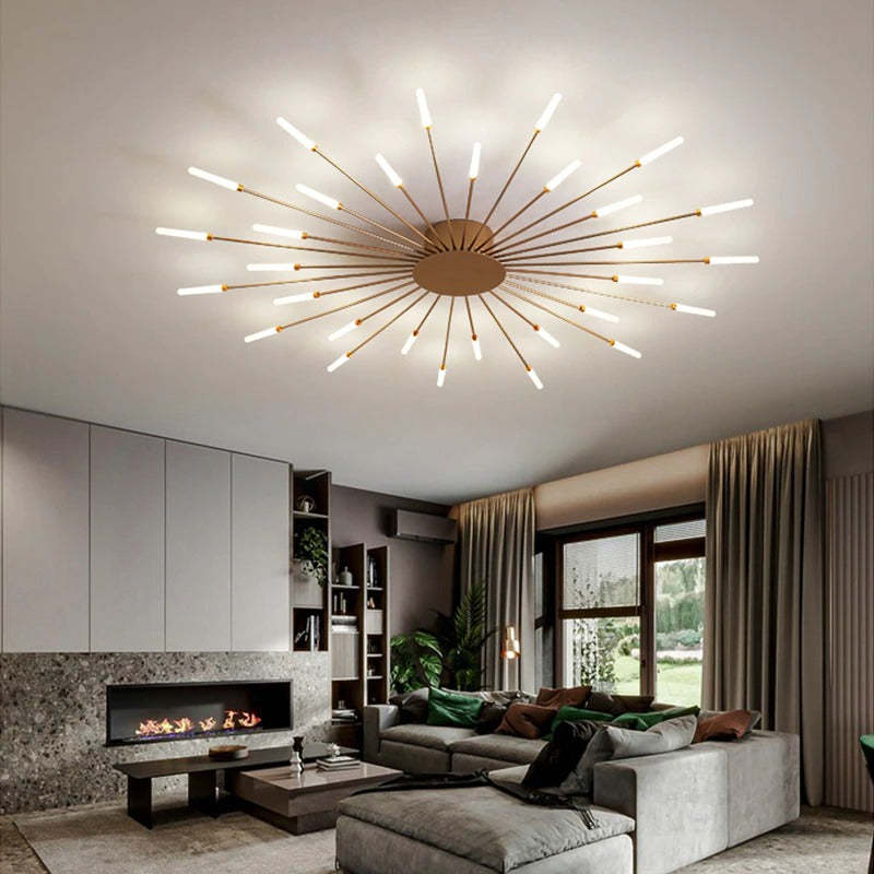 Opbouw plafondlamp Vuurwerk | Woonkamer/Slaapkamer