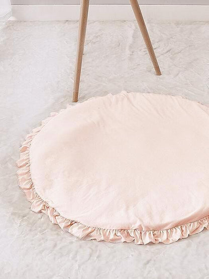 Ruffle Edging Baby Mat Rug