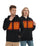Volledige rits fleecejack met capuchon verwarmde hoodie