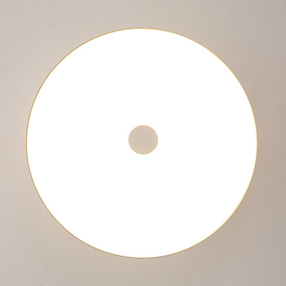 Hedendaagse metalen semi-opbouw LED plafondlamp