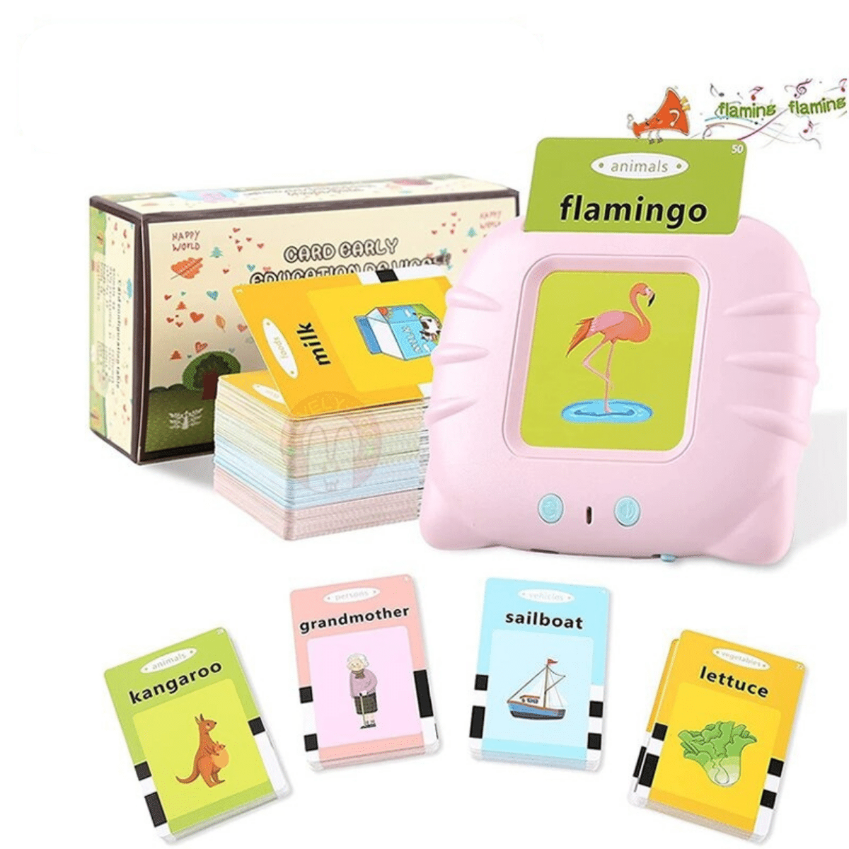 Talking Flash Cards Learn English Word game