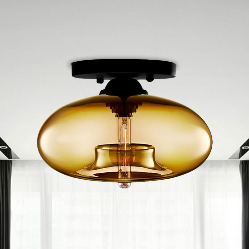 Industriële Art Deco Globe Opbouw Plafondlamp Woonkamer