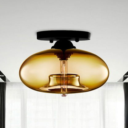 Industriële Art Deco Globe Opbouw Plafondlamp Woonkamer