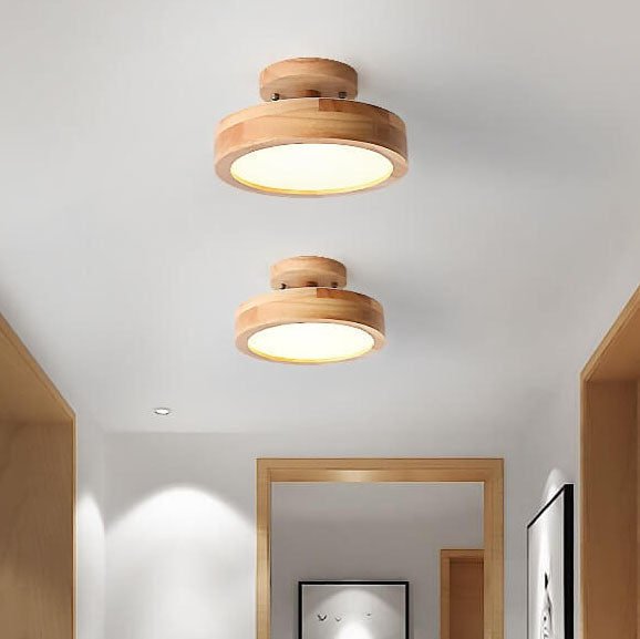 Nordic Circulaire LED Semi-Opbouw Plafondlamp