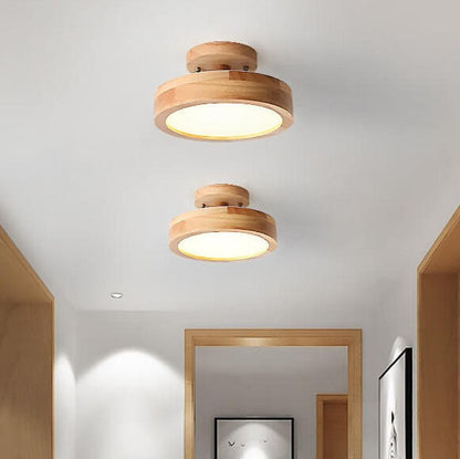 Nordic Circulaire LED Semi-Opbouw Plafondlamp