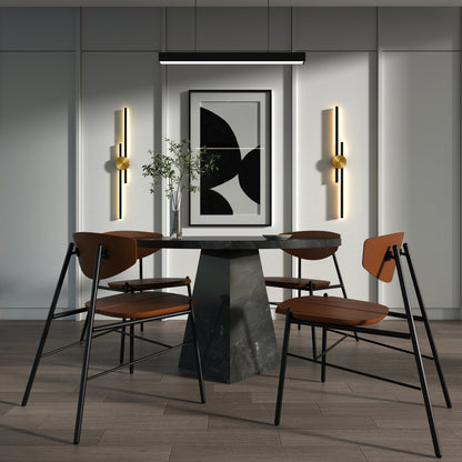 Lineaire minimalistische wandlamp