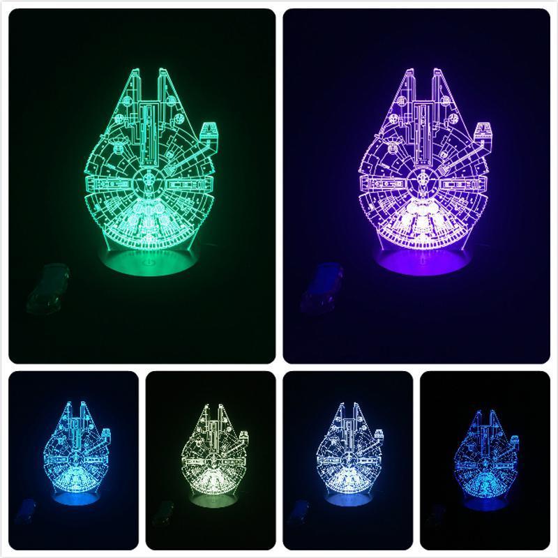 3D Lamp with 7 Colors