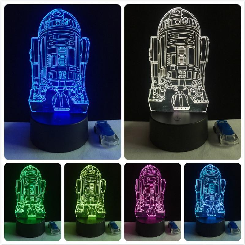 3D Lamp with 7 Colors