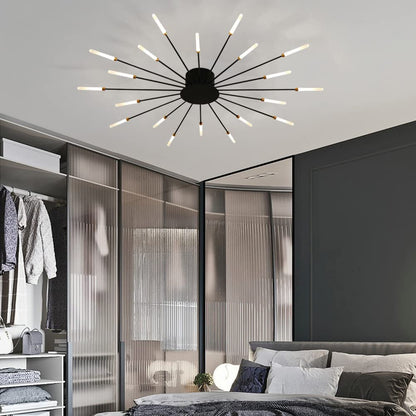 Opbouw plafondlamp Vuurwerk | Woonkamer/Slaapkamer