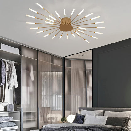 Opbouw plafondlamp Vuurwerk | Woonkamer/Slaapkamer