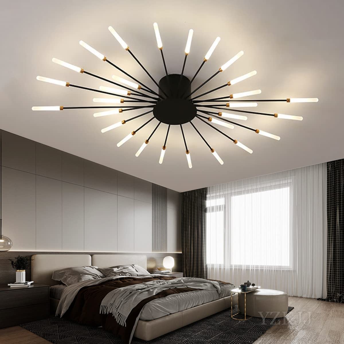 Opbouw plafondlamp Vuurwerk | Woonkamer/Slaapkamer