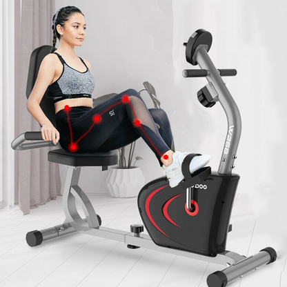 Exclusieve Indoor Elektrische Thuis Gym Stationaire Ligfiets Fitnessfiets
