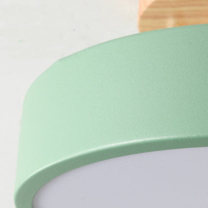 Nordic Circulaire LED Semi-Opbouw Plafondlamp